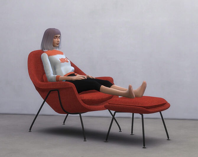 Womb Chair by Rembihnutur at Mod The Sims 4
