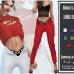 Women’s jeans unbuttoned by Sims House at TSR