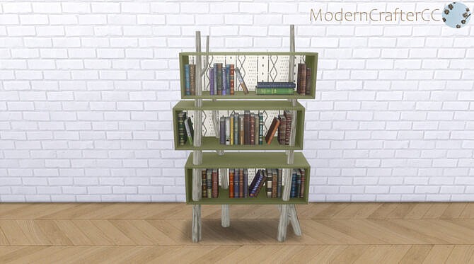 Woodlands Bookshelf at Modern Crafter CC