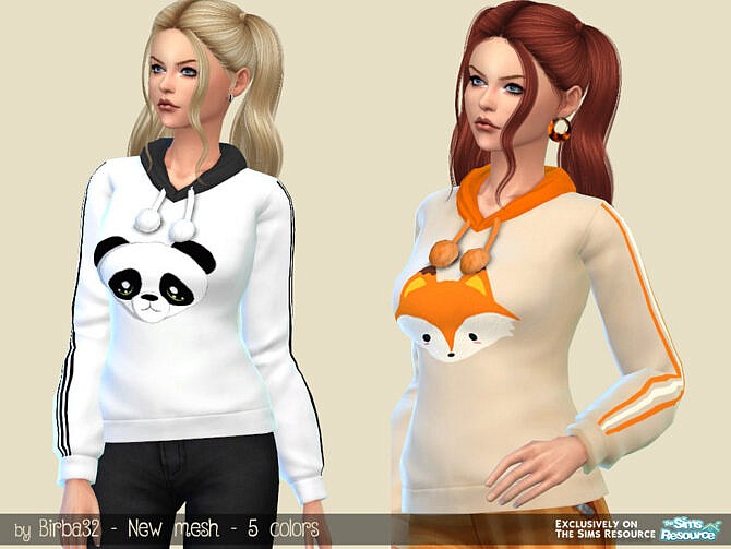 Zoo hoodie by Birba32 at TSR
