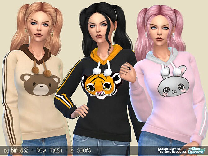 Zoo hoodie by Birba32 at TSR