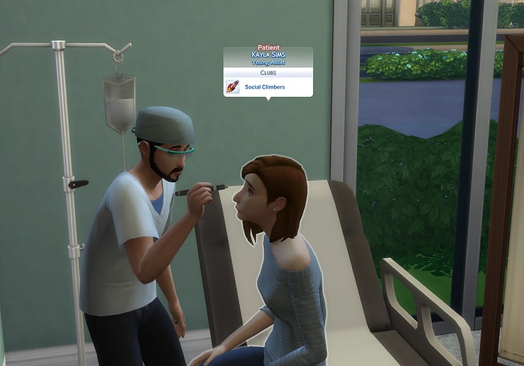 visit the hospital slice of life sims 4