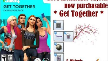 Not Purchasable objects now purchasable * Get Together at Annett’s Sims 4 Welt