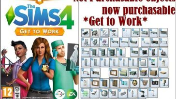 Not Purchasable objects now purchasable * Get to Work at Annett’s Sims 4 Welt