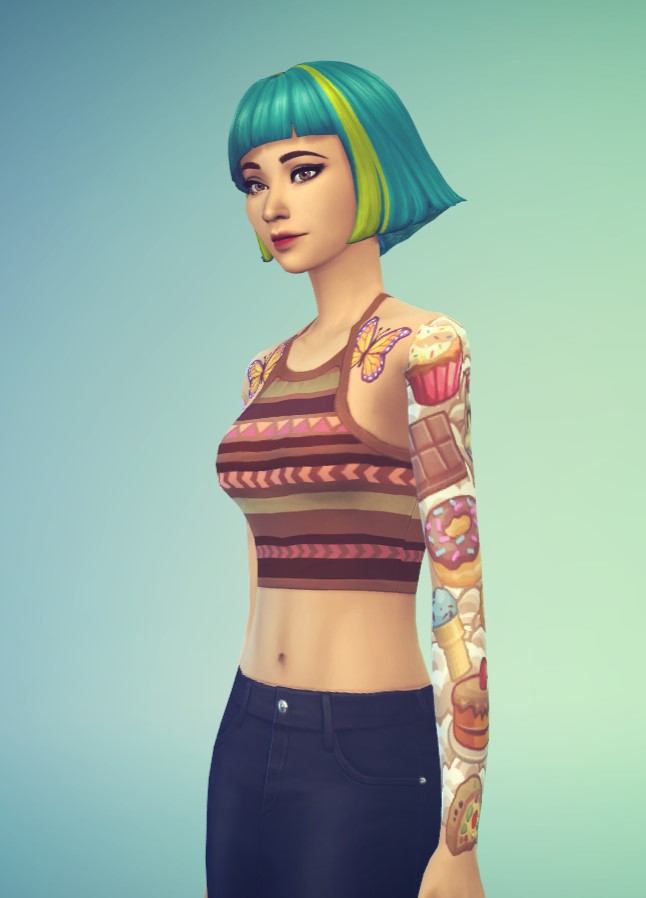 Cute Tattoo / Base Game by tigodepresso at Mod The Sims 4