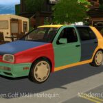 1996 Volkswagen Golf MkIII Harlequin at Modern Crafter CC