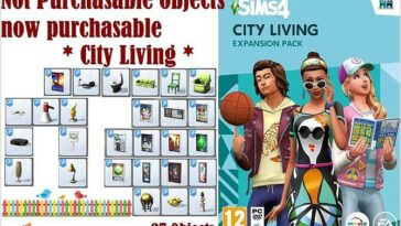 Not Purchasable objects now purchasable * City Living at Annett’s Sims 4 Welt