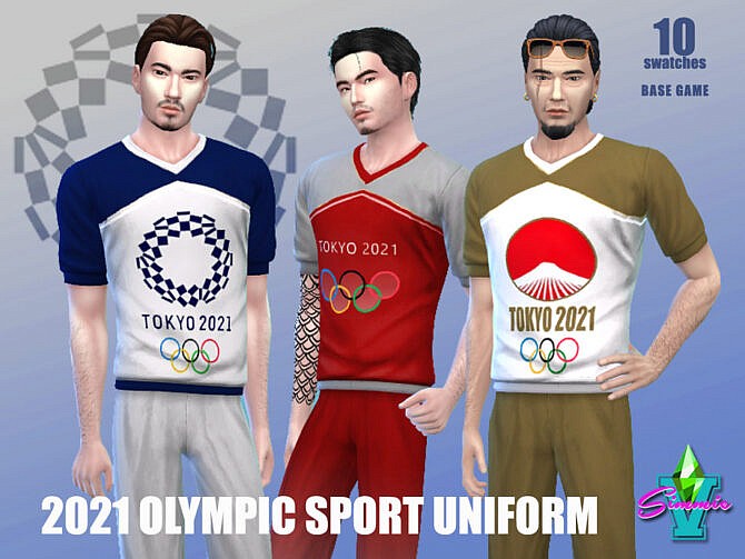 2021 Olympic Sport uniform by SimmieV at TSR