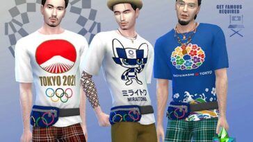 2021 Olympic Tourist Outfit by SimmieV at TSR