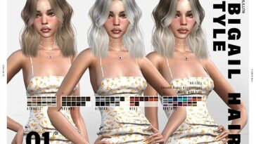 Abigail Hairstyle by Leah Lillith at TSR