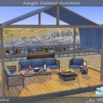 Adagio Outdoor Furniture Set by Mincsims at TSR