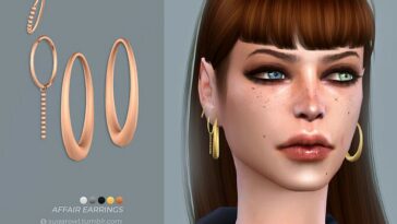 Affair earrings by sugar owl at TSR