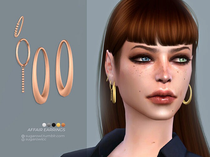 Affair earrings by sugar owl at TSR