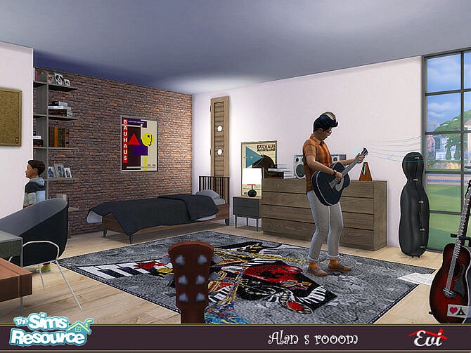 Alan’s Room by evi at TSR