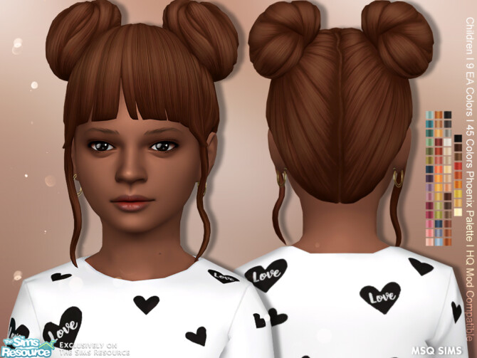 Alena Hair Children at MSQ Sims