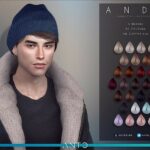 Andy hair with beanie by Anto at TSR