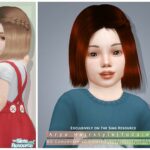 Arya Hairstyle [Toddler] by DarkNighTt at TSR