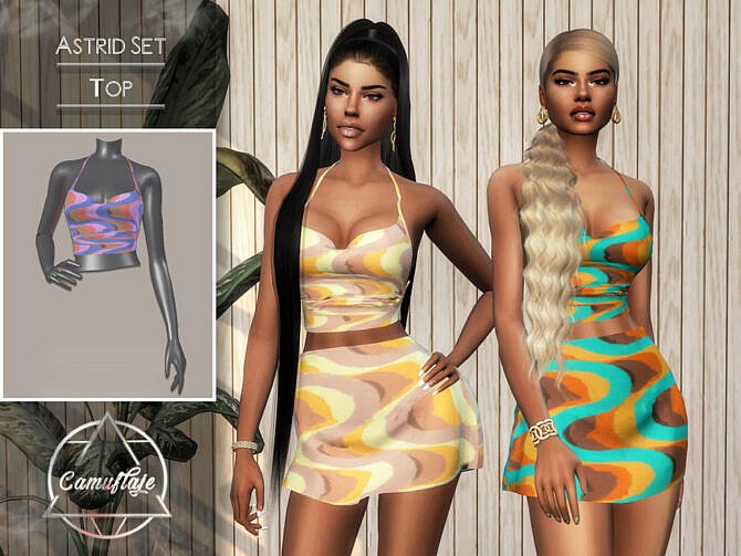 Astrid Set (Top) by CAMUFLAJE at TSR