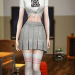 BASE GAME COMPATIBLE Skirt at Jenni Sims