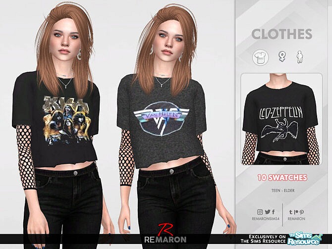 Bands Shirt 03 F by ReMaron at TSR