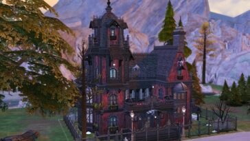 Blood Manor by alexiasi at Mod The Sims 4