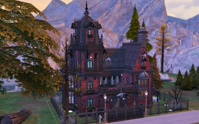 Blood Manor by alexiasi at Mod The Sims 4