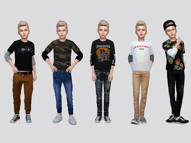 Board Shirt Boys by McLayneSims at TSR