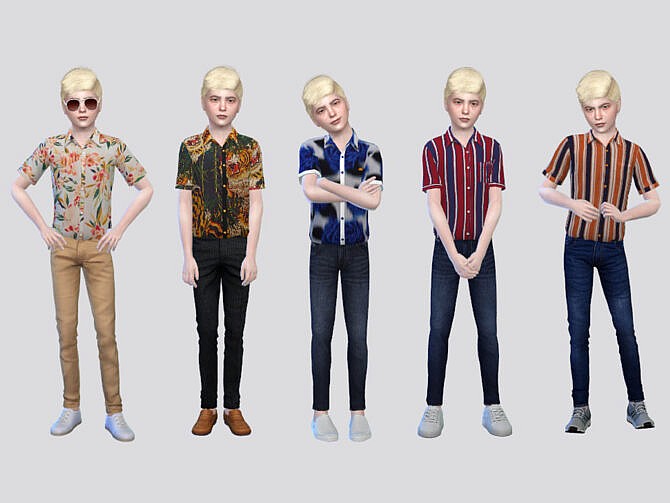 Boy’s Casual Shirt I by McLayneSims at TSR