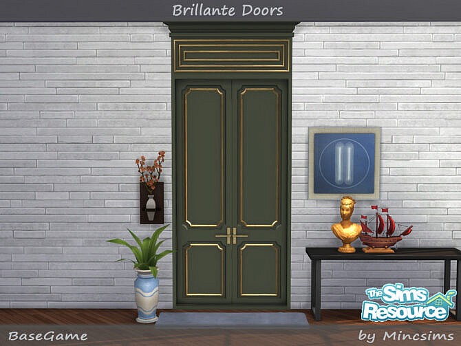 Brillante Panel Doors by Mincsims at TSR
