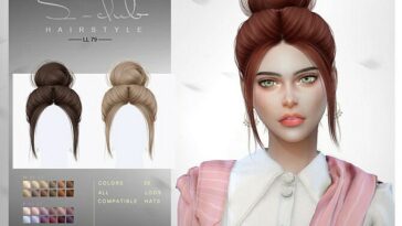 Bun Hair N79 by S-Club LL at TSR