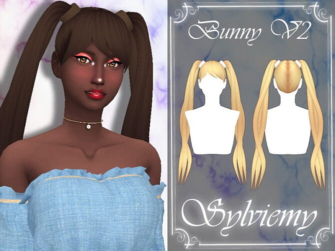 Bunny Hairstyle V2 by Sylviemy at TSR