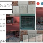 Chic Gym Console set by simspaces at TSR