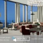 Contemporary Living Room by SIMSBYLINEA at TSR