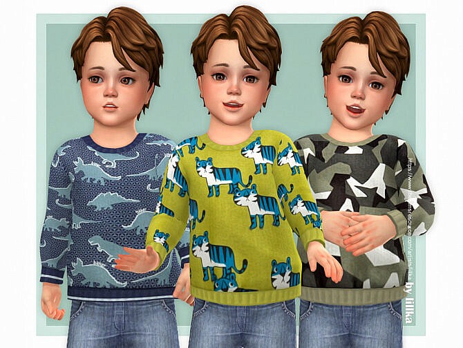 Cozy Sweater for Toddler 03 by lillka at TSR