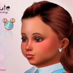 Cute Toddler Earrings by Suzue at TSR