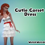 Cutie Corset Dress by WelshWeirdo at Mod The Sims 4