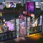 Cyberpunk Inspired build by bradybrad7 at Mod The Sims 4