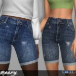 Denim Jean Shorts by MsBeary at TSR