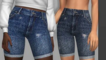 Denim Jean Shorts by MsBeary at TSR