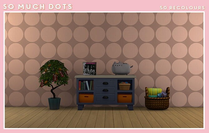 Dots wallpaper at Midnightskysims