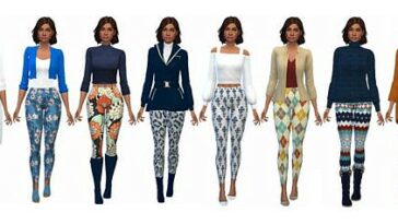 EP08 HIGH-WAISTED LEGGINGS at Sims4Sue