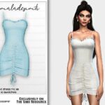 Embroidered Dress MC181 by mermaladesimtr at TSR