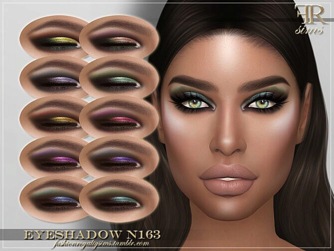 FRS Eyeshadow N163 by FashionRoyaltySims at TSR