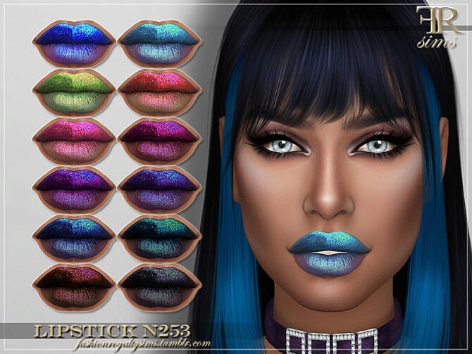 FRS Lipstick N253 by FashionRoyaltySims at TSR