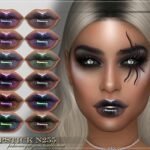 FRS Lipstick N255 by FashionRoyaltySims at TSR