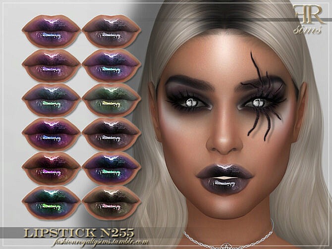 FRS Lipstick N255 by FashionRoyaltySims at TSR