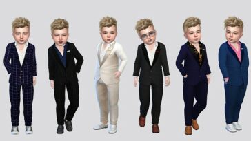 Fancy Toddler Suit by McLayneSims at TSR