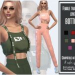 Female tracksuit pants by Sims House at TSR