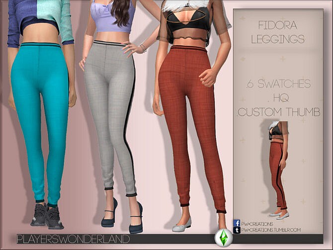 Fidora Leggings by PlayersWonderland at TSR