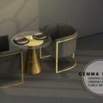 Gemma dining set at Leo Sims